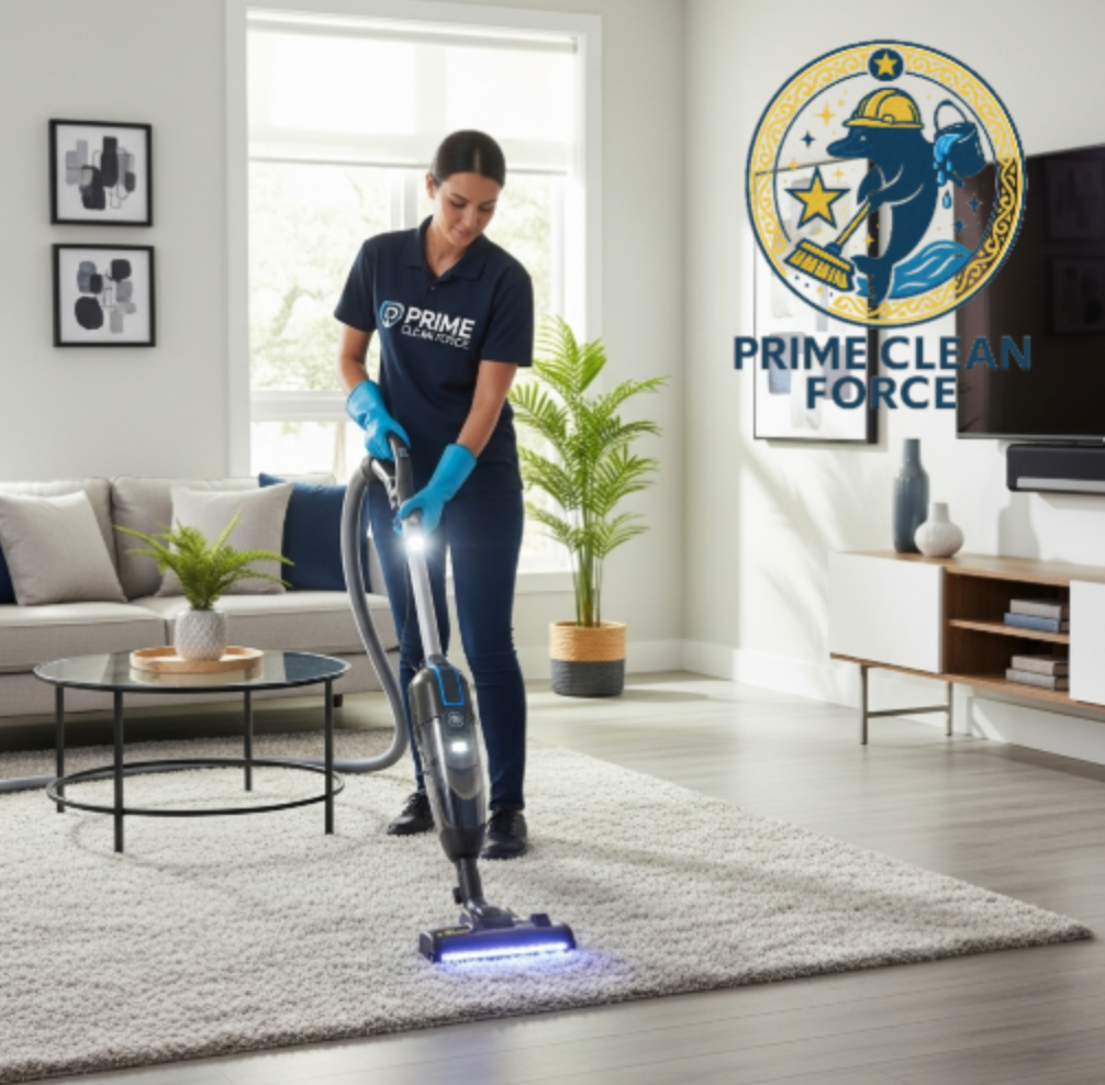 Professional Cleaner Modern Living-Room Vacuuming Service in East Point, GA