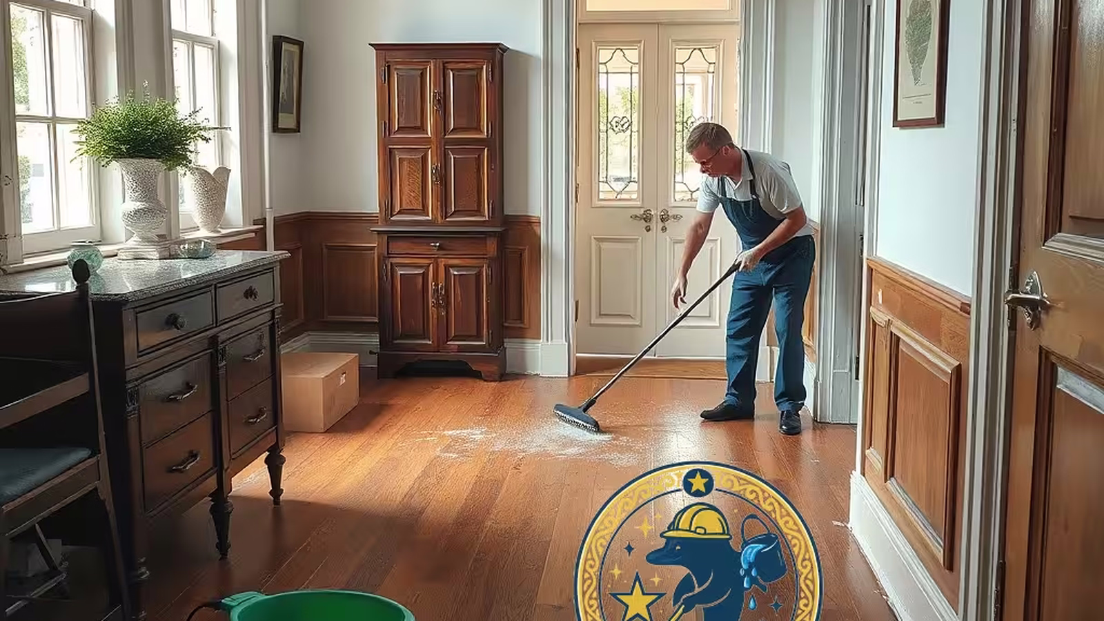 Detailed pollen removal and preservation cleaning for a 19th-century historic home in Savannah GA