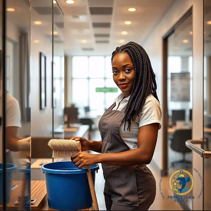 Documented office cleaning for corporate suites in South Fulton's business district