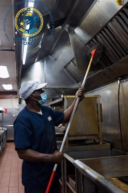 Deep-grease restaurant kitchen cleaning and sanitation in Union City